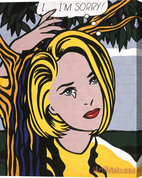 Roy Lichtenstein Ii'm Sorry!, 1965 1966 Stretched Canvas Painting / Canvas Art