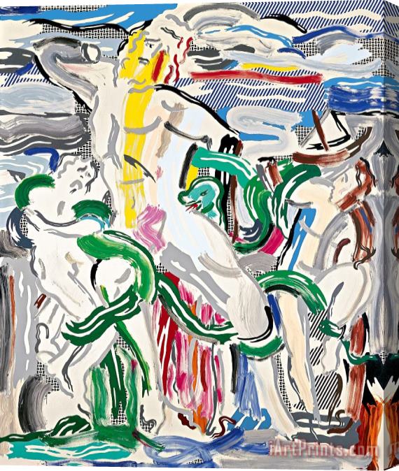 Roy Lichtenstein Laocoon Stretched Canvas Painting / Canvas Art