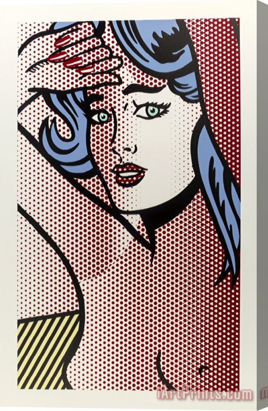 Roy Lichtenstein Nude with Blue Hair, From Nudes, 1994 Stretched Canvas Painting / Canvas Art