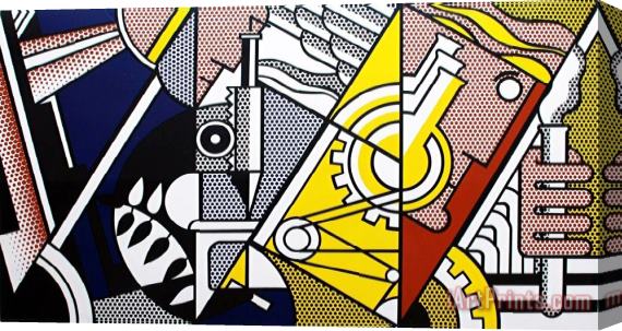Roy Lichtenstein Peace Through Chemistry II, 1970 Stretched Canvas Painting / Canvas Art