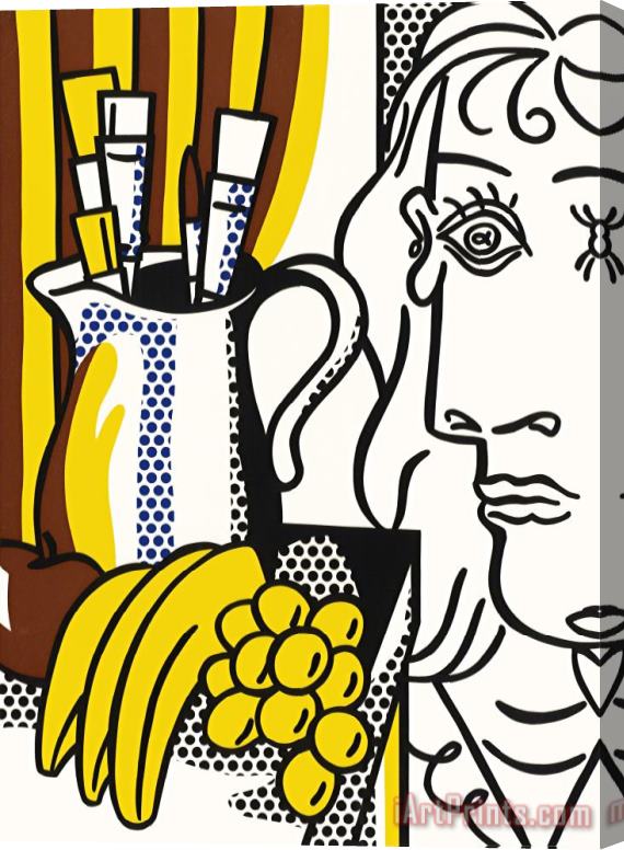 Roy Lichtenstein Still Life with Picasso, From Hommage a Picasso, 1973 Stretched Canvas Painting / Canvas Art