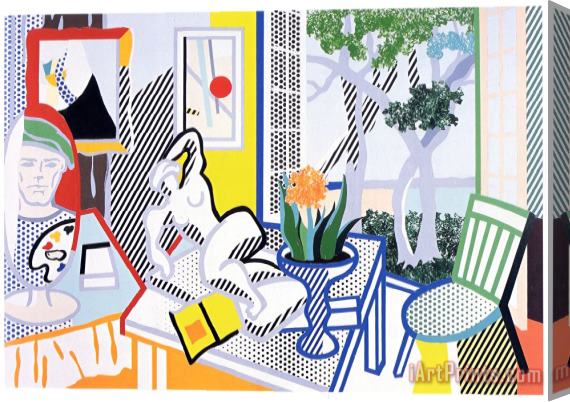 Roy Lichtenstein Still Life with Reclining Nude Collage, 1997 Stretched Canvas Painting / Canvas Art