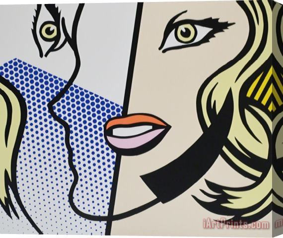 Roy Lichtenstein Untitled Head, 1995(qtjt0ee8cy1dxk Viamdia) Stretched Canvas Print / Canvas Art