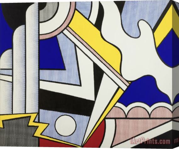 Roy Lichtenstein Untitled II Stretched Canvas Painting / Canvas Art