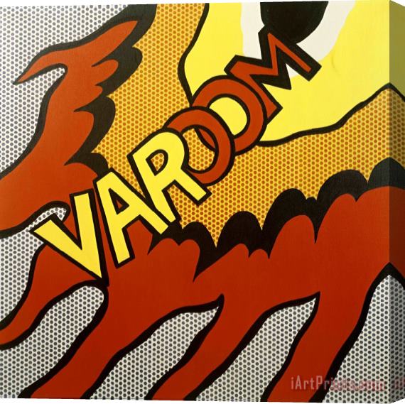 Roy Lichtenstein Varoom, 1965 Stretched Canvas Painting / Canvas Art