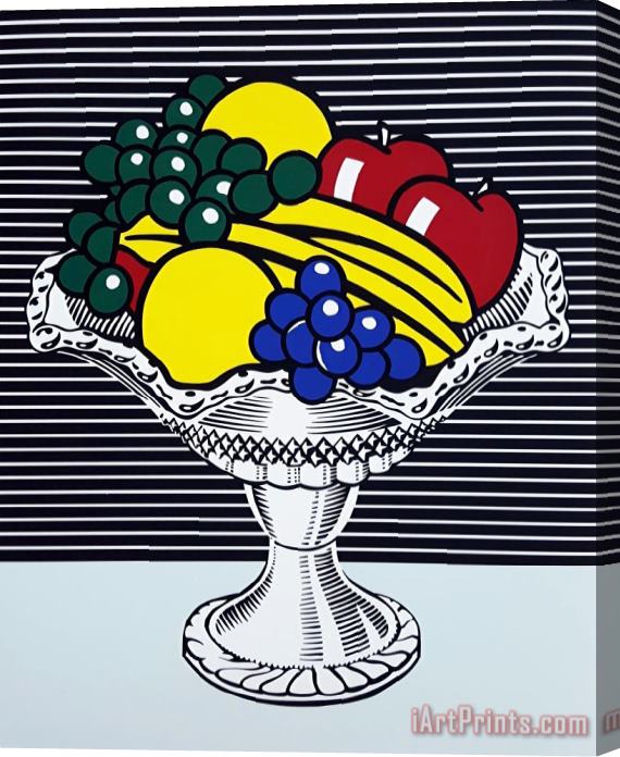 Roy Lichtenstein Whitney Museum of American Art (still Life with Crystal Bowl), 1981 Stretched Canvas Painting / Canvas Art