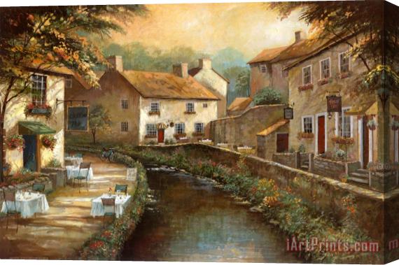 Ruane Manning Bill's Pub Stretched Canvas Painting / Canvas Art