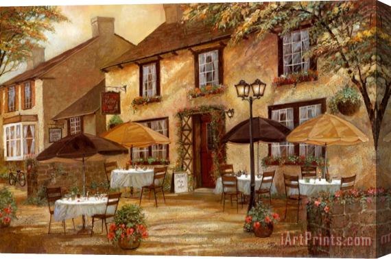 Ruane Manning The Mobley Inn Stretched Canvas Print / Canvas Art
