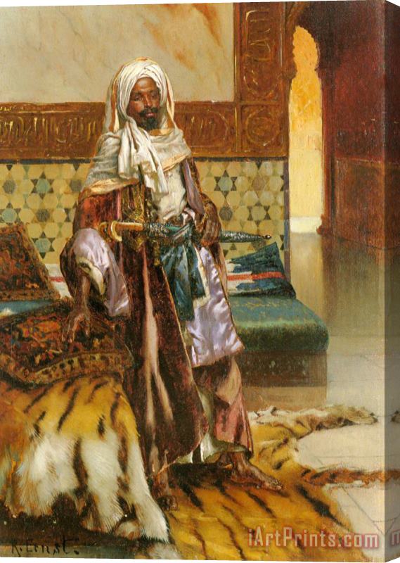 Rudolf Ernst The Arab Prince Stretched Canvas Painting / Canvas Art