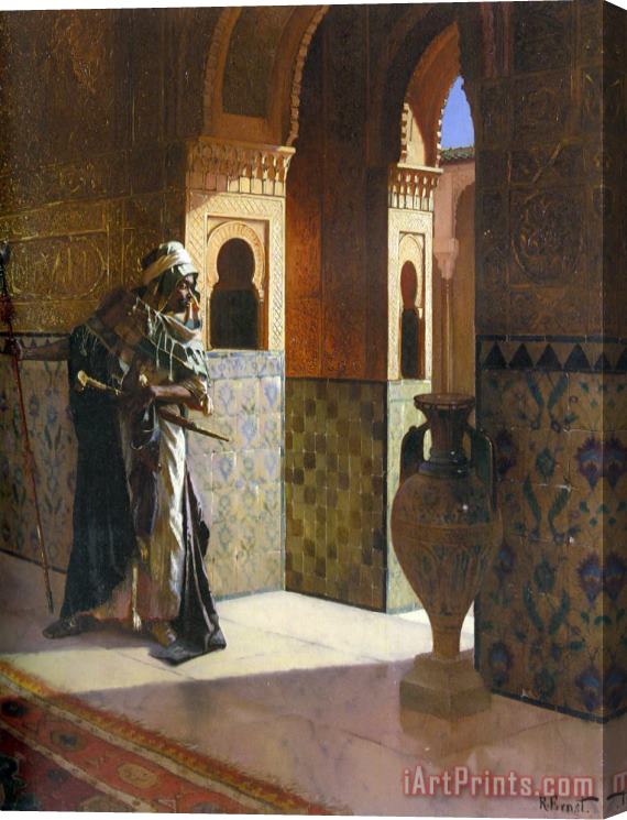 Rudolf Ernst The Moorish Guard Stretched Canvas Print / Canvas Art