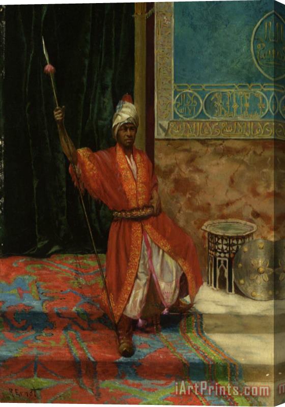 Rudolf Ernst The Sultan's Guard Stretched Canvas Print / Canvas Art