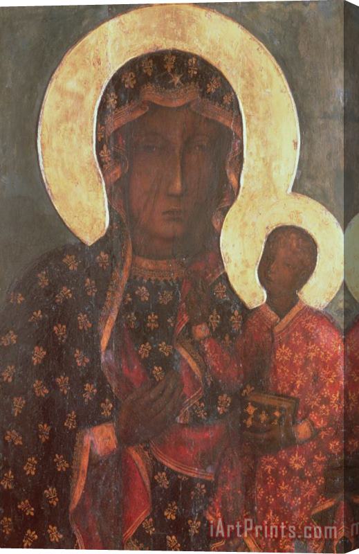 Russian School The Black Madonna of Jasna Gora Stretched Canvas Painting / Canvas Art