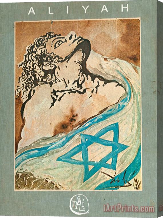 Salvador Dali Aliyah, 1968 Stretched Canvas Print / Canvas Art
