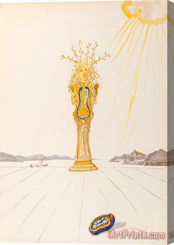 Salvador Dali Barometer Woman, From Time, 1976 Stretched Canvas Painting / Canvas Art