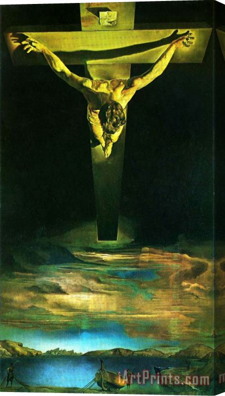 Salvador Dali Christ of St John of The Cross 1951 Stretched Canvas Painting / Canvas Art
