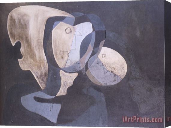 Salvador Dali Cubist Figure Stretched Canvas Print / Canvas Art