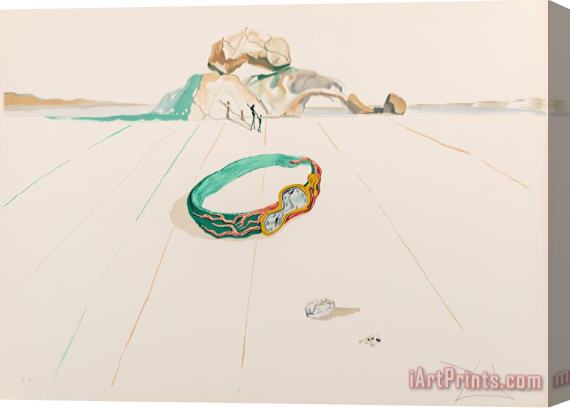 Salvador Dali Desert Bracelet, From Time, 1976 Stretched Canvas Print / Canvas Art