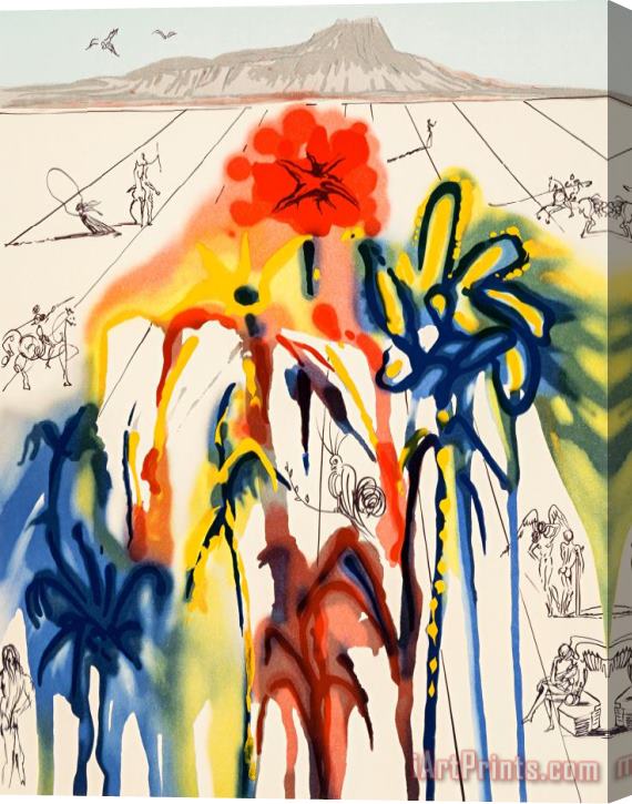 Salvador Dali Diamond Head, 1980 Stretched Canvas Print / Canvas Art