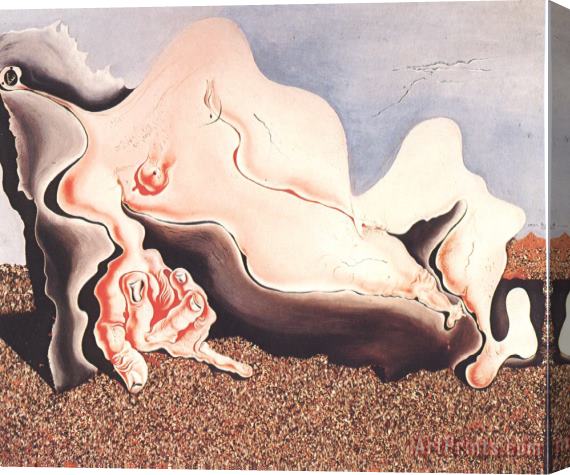 Salvador Dali Female Bather Stretched Canvas Print / Canvas Art