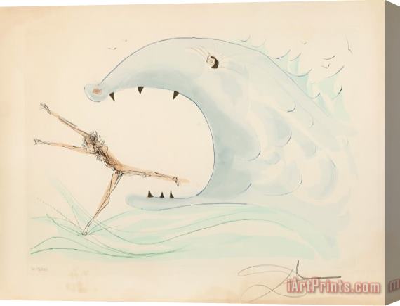 Salvador Dali Jonah And The Whale, From Our Historical Heritage Stretched Canvas Print / Canvas Art