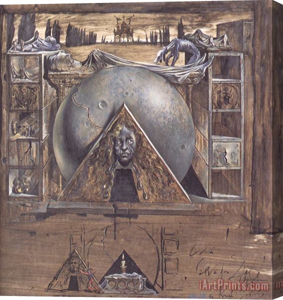 Salvador Dali Juliet's Tomb Stretched Canvas Painting / Canvas Art