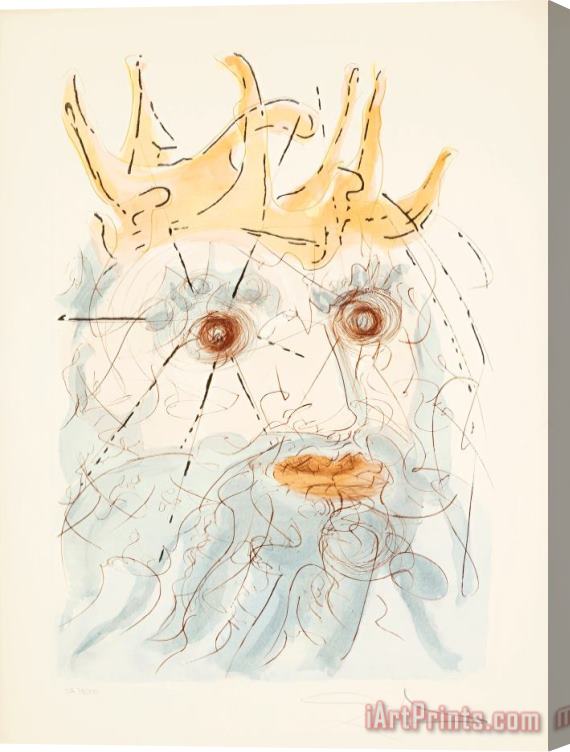 Salvador Dali King Saul, From Our Historical Heritage, 1975 Stretched Canvas Print / Canvas Art