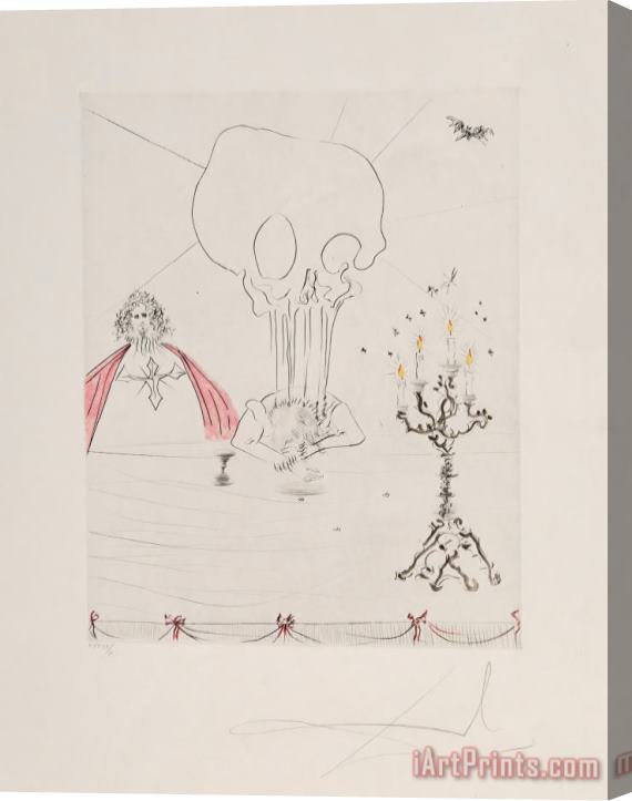 Salvador Dali Le Banquet, From Don Juan, 1970 Stretched Canvas Print / Canvas Art