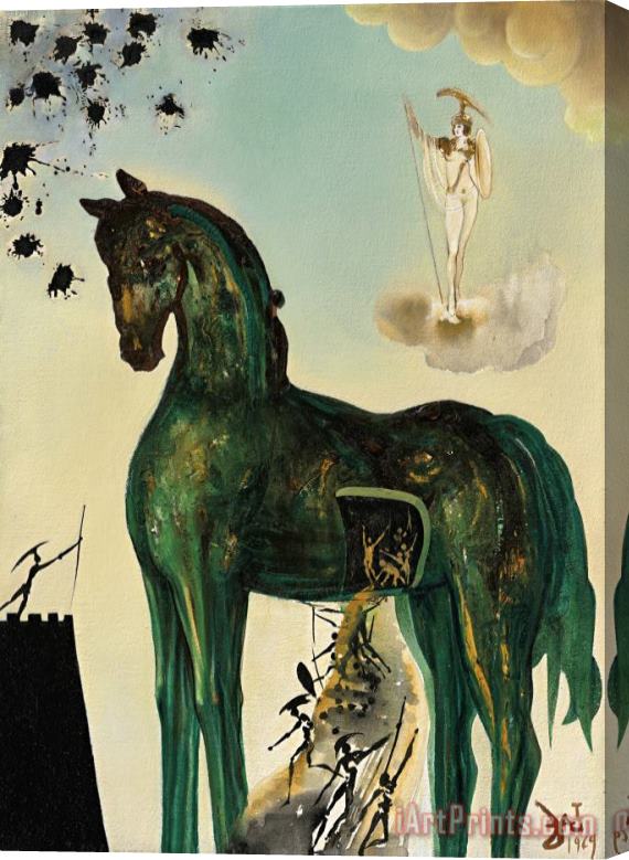 Salvador Dali Le Cheval De Troie, 1969 Stretched Canvas Print / Canvas Art