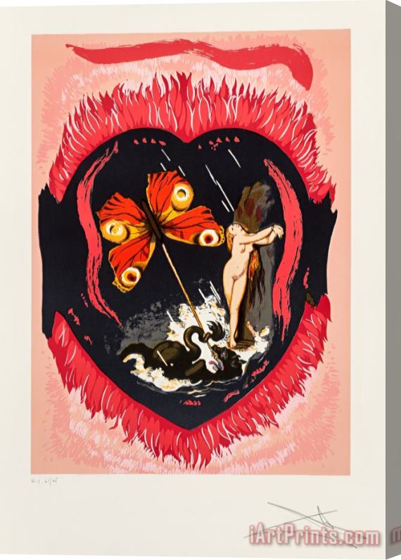 Salvador Dali Le Triomphe, From Triumph of Love, 1977 Stretched Canvas Print / Canvas Art