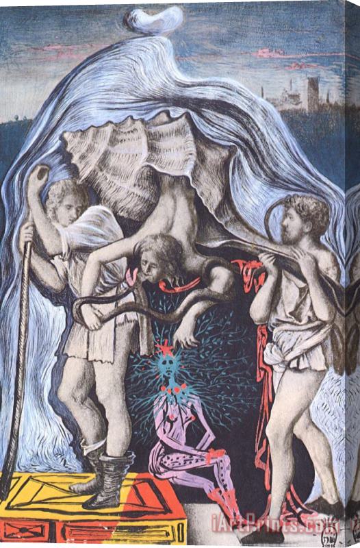 Salvador Dali Metamorphosis of The Five Allegories of Giovanni Bellini Stretched Canvas Print / Canvas Art