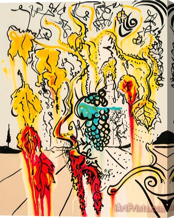 Salvador Dali Portrait of Autumn, 1980 Stretched Canvas Print / Canvas Art