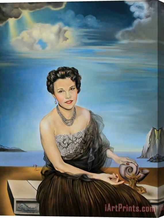 Salvador Dali Portrait of Dolores Suero Falla, 1955 Stretched Canvas Print / Canvas Art