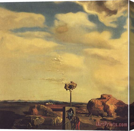 Salvador Dali Puzzle of Autumn Stretched Canvas Painting / Canvas Art