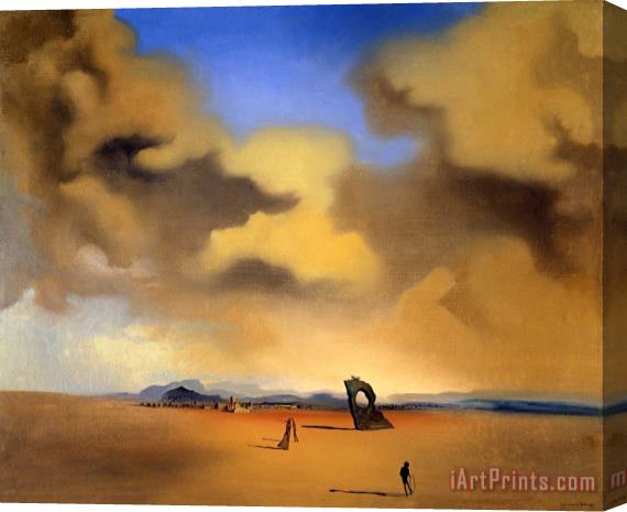 Salvador Dali Spectre Du Soir Sur La Plage (night Spectre on The Beach), 1935 Stretched Canvas Painting / Canvas Art