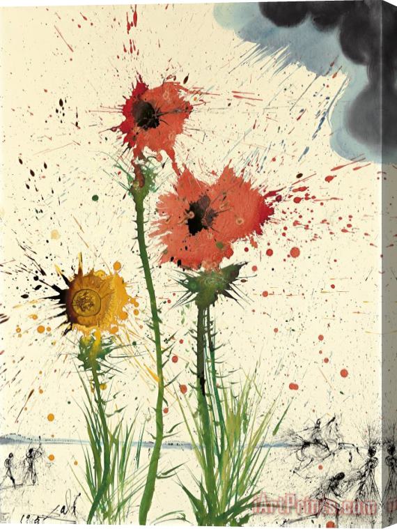 Salvador Dali Spring Explosive, 1965 Stretched Canvas Print / Canvas Art