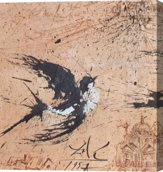 Salvador Dali Swallow Stretched Canvas Print / Canvas Art