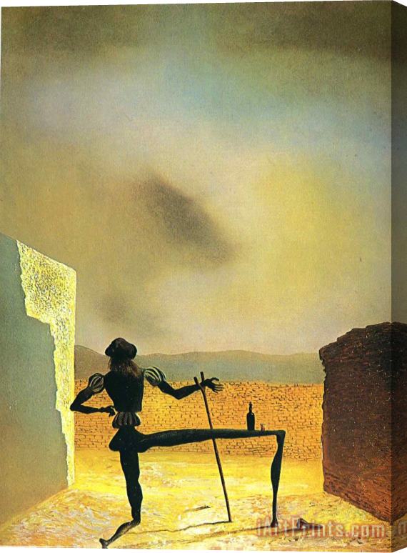 Salvador Dali The Ghost of Vermeer Van Delft Which Can Be Used As a Table Stretched Canvas Painting / Canvas Art