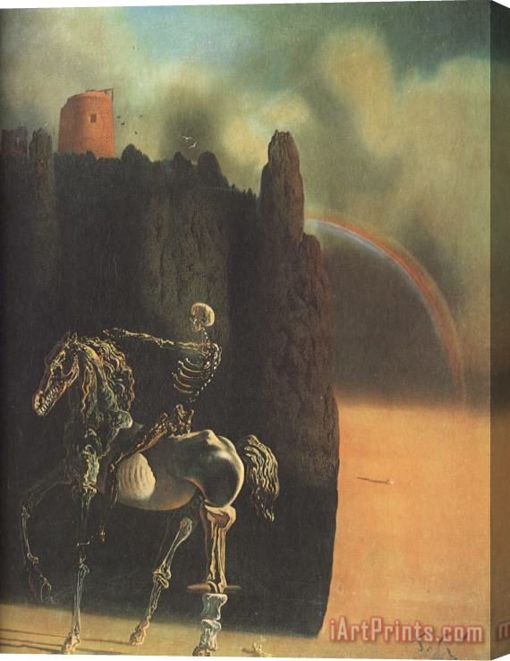 Salvador Dali The Horseman of Death Stretched Canvas Print / Canvas Art