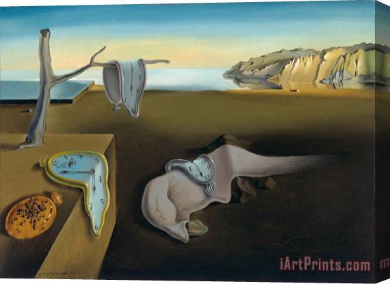 Salvador Dali The Persistence of Memory 1931 Stretched Canvas Painting / Canvas Art