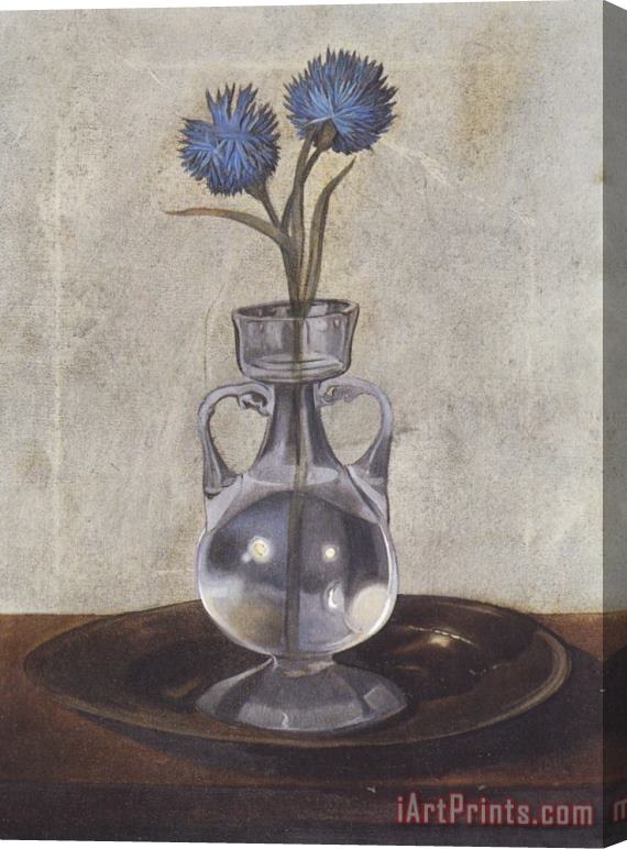 Salvador Dali The Vase of Cornflowers Stretched Canvas Print / Canvas Art