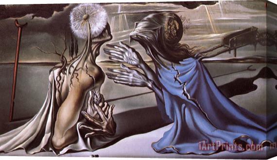 Salvador Dali Tristan And Isolde Stretched Canvas Painting / Canvas Art