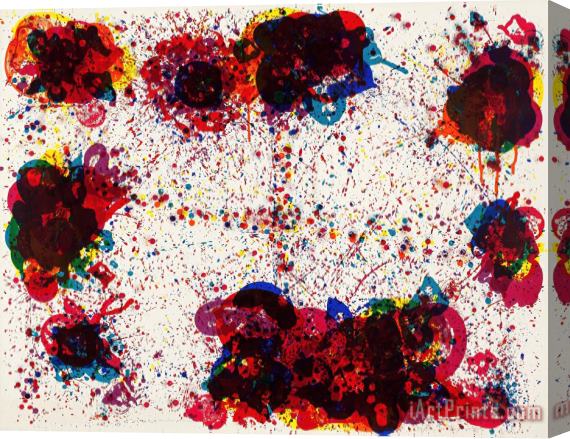 Sam Francis Lyre Eight, 1972 Stretched Canvas Print / Canvas Art
