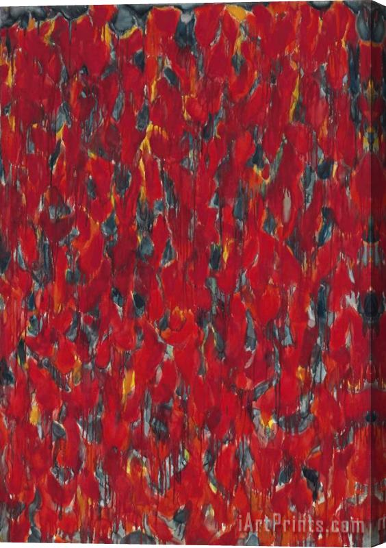 Sam Francis Red No. 1, 1953 Stretched Canvas Print / Canvas Art