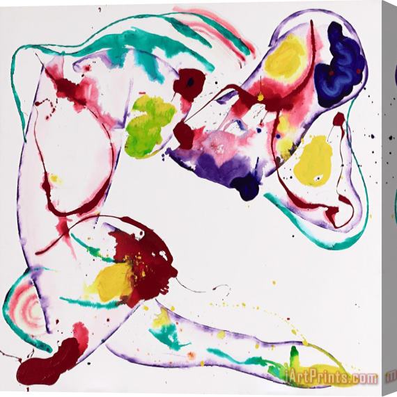 Sam Francis Untitled, 1987 Stretched Canvas Painting / Canvas Art