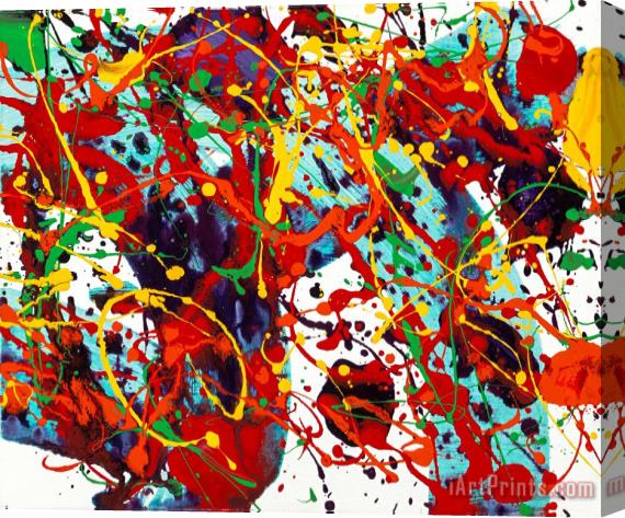 Sam Francis Untitled, 1994 Stretched Canvas Painting / Canvas Art