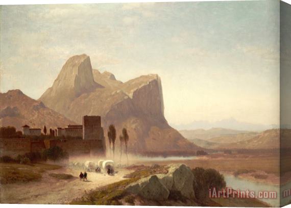 Samuel Colman Gibraltar From The Neutral Ground, C. 1863 1866 Stretched Canvas Print / Canvas Art