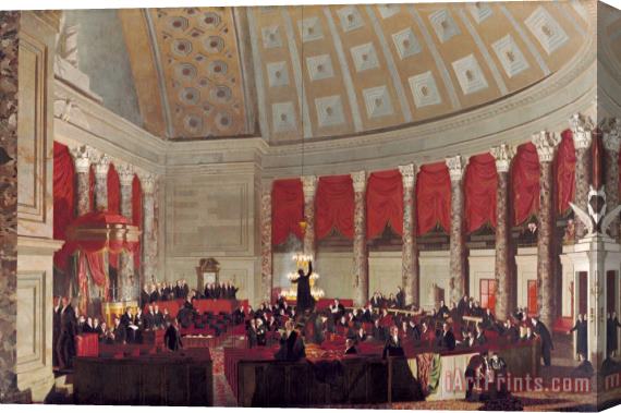 Samuel Finley Breese Morse The House of Representatives Stretched Canvas Print / Canvas Art