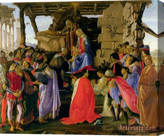 Sandro Botticelli Adoration of the Magi Stretched Canvas Painting / Canvas Art