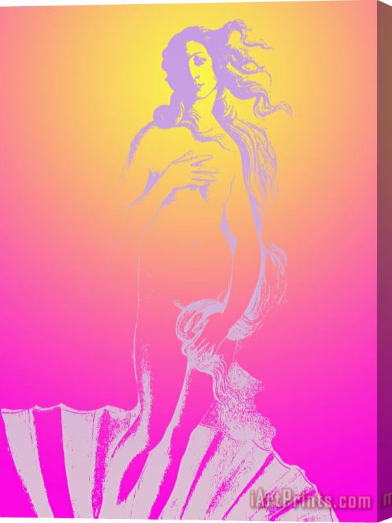 Sandro Botticelli Ultraviolet Venus Stretched Canvas Print / Canvas Art