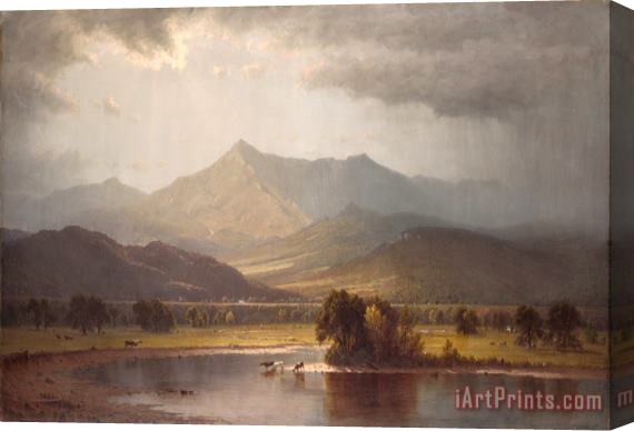 Sanford Robinson Gifford A Passing Storm in The Adirondacks Stretched Canvas Print / Canvas Art